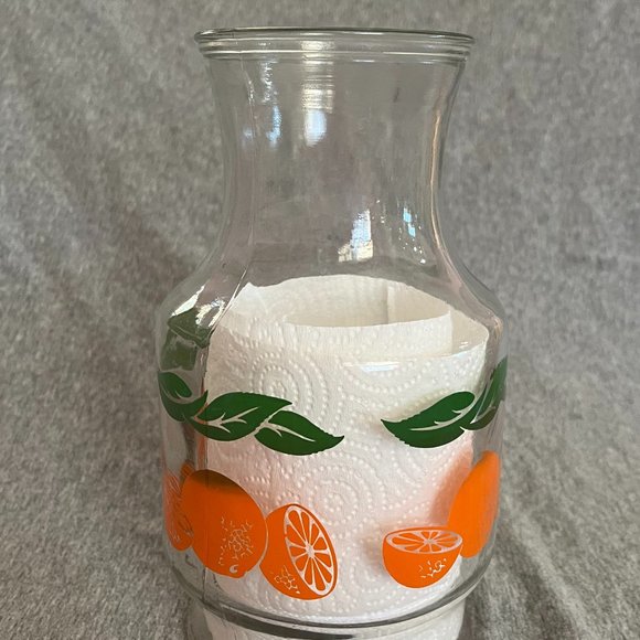 Anchor Hocking Glass Orange Juice Carafe Pitcher - Picture 7 of 11